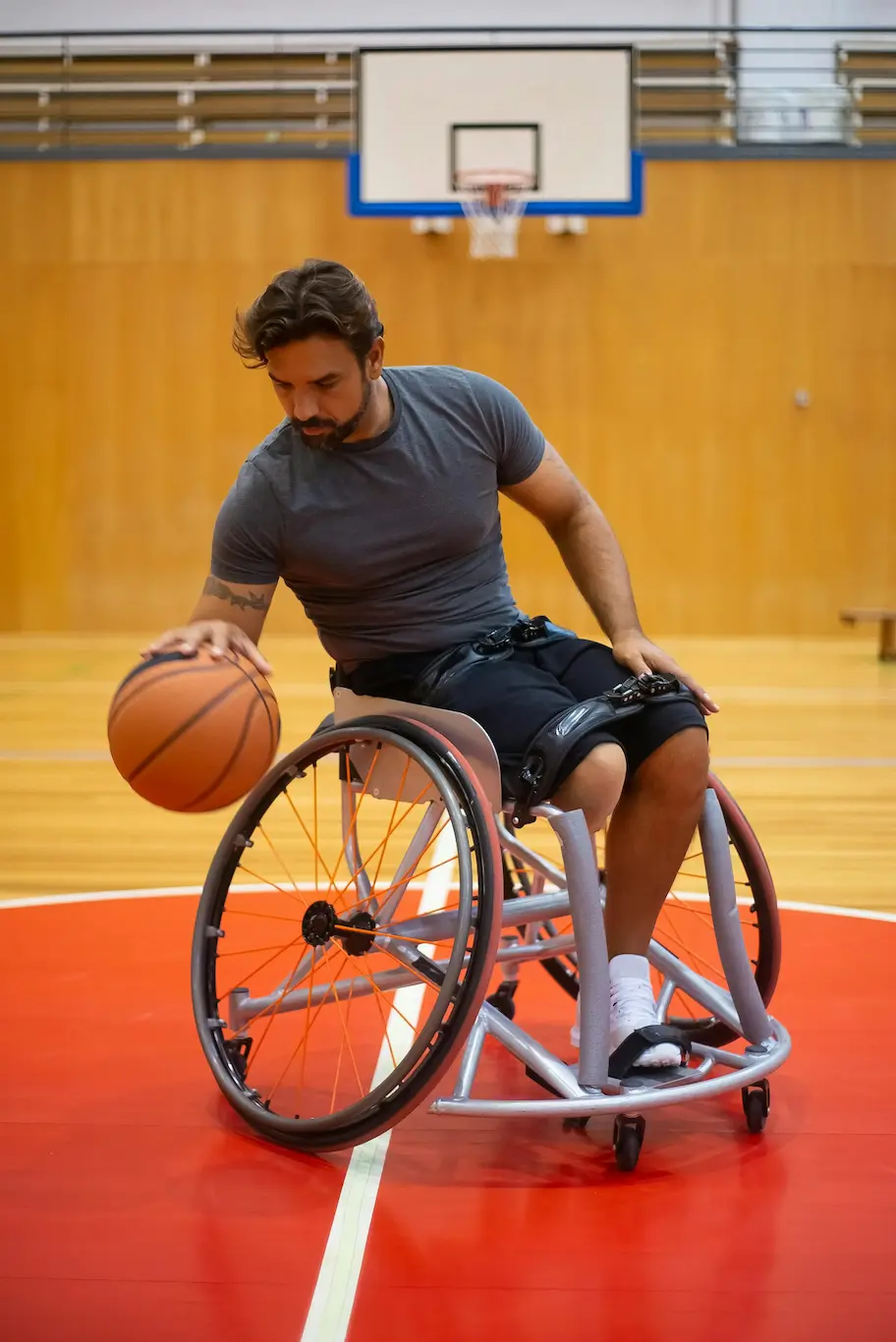 Rollstuhl-Basketball — aktives Leben